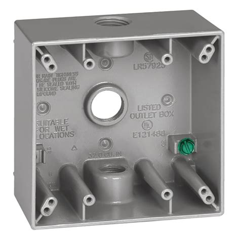 4 x 4 metal box electrical|4 square weatherproof electrical box.